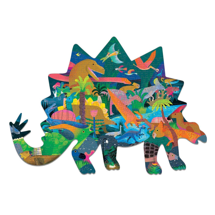 Dinosaurs 300 Piece Shaped Jigsaw Puzzle Mudpuppy - for just $17.99! 