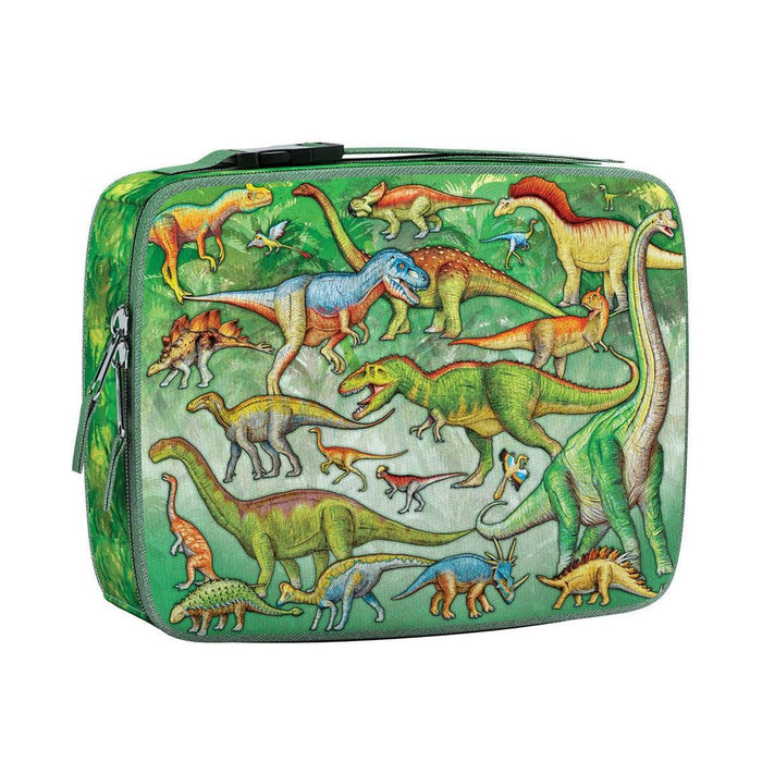 Dinosaurs Lunch Bag & 100 Piece Jigsaw Puzzle Eurographics - for just $19.99! 