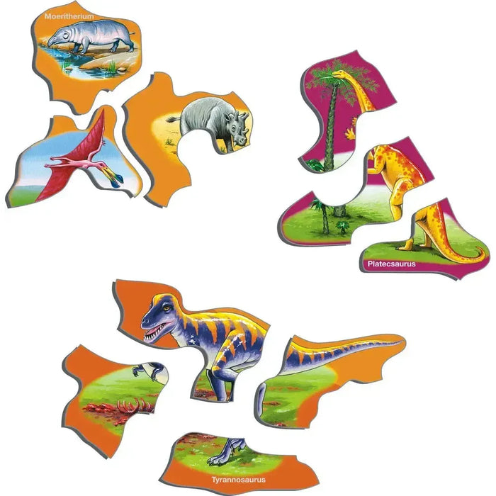 Dinosaurs Triassic Period to Today 85 Piece Tray Jigsaw Puzzle Larsen - for just $11.99! 