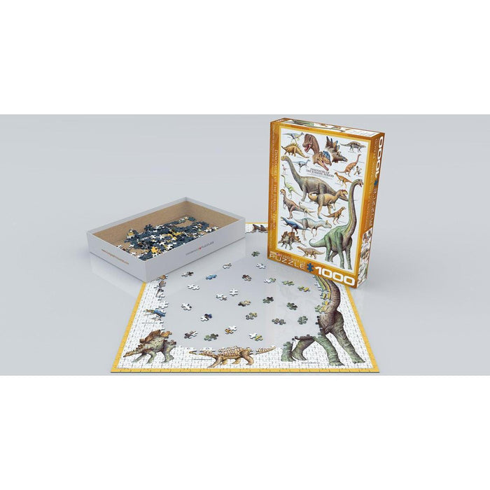 Dinosaurs of the Jurassic Period 1000 Piece Jigsaw Puzzle Eurographics - for just $19.99! 