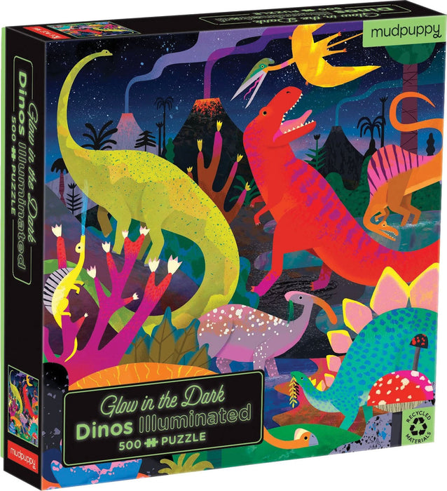 Puzzle: Dinosaurs Illuminated - Glow in the Dark Family Puzzle - for just $14.99! 