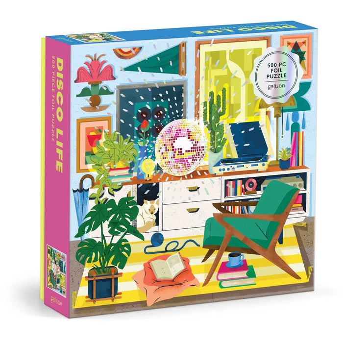 Disco Life 500 Piece Jigsaw Puzzle Galison - for just $17.99! 