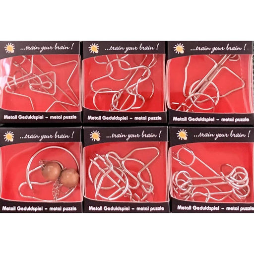 Disentanglement Mini Wire Puzzle 6 Piece Set Fridolin - for just $39.99! 