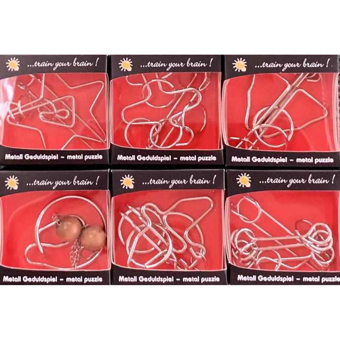 Disentanglement Mini Wire Puzzle 6 Piece Set Fridolin - for just $39.99! 
