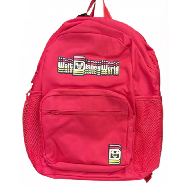 Disney Backpack Walt Disney World Logo Hot Pink Standard - for just $49.88! 