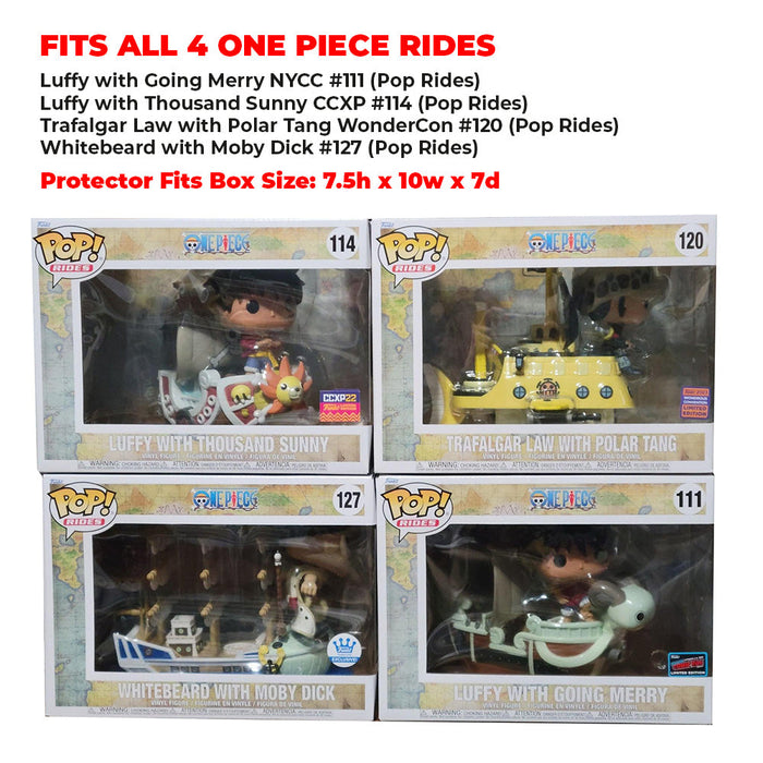 Pop Protector for One Piece Trafalgar Law with Polar Tang #120 Funko Pop Rides - for just $13.99! 