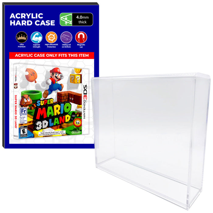 Acrylic Case for Nintendo 3DS Standard Video Game Cases, 4mm thick, UV Resistant & Magnetic Slide Bottom - Just $24.99! Shop now at Retro Gaming of Denver