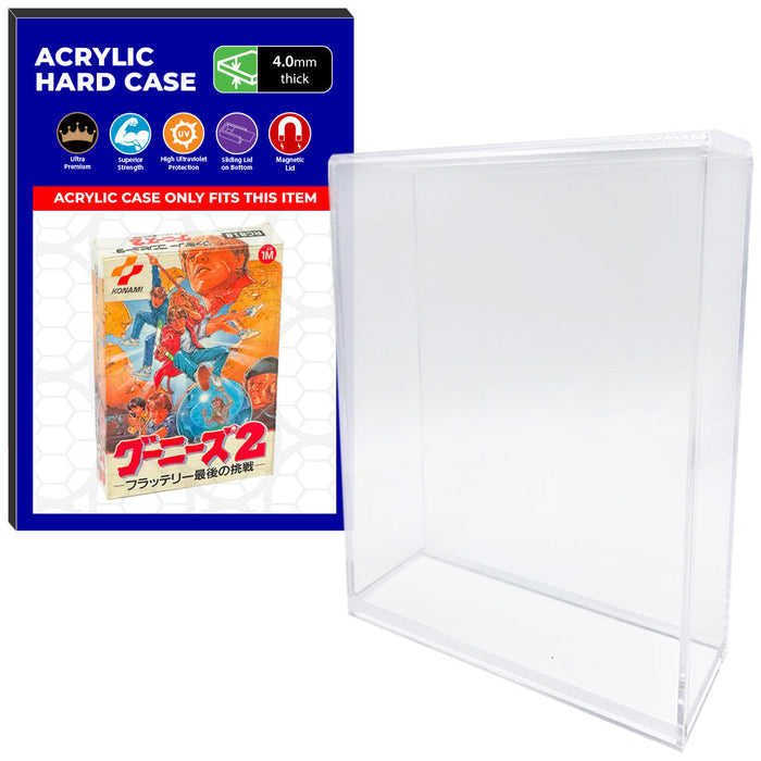 Acrylic Case for Famicom Standard Video Game Boxes, 4mm thick, UV Resistant & Magnetic Slide Bottom - Just $19.99! Shop now at Retro Gaming of Denver