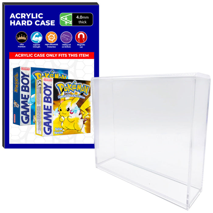 Acrylic Case for Nintendo Game Boy Standard Video Game Boxes, 4mm thick, UV Resistant & Magnetic Slide Bottom - Just $24.99! Shop now at Retro Gaming of Denver