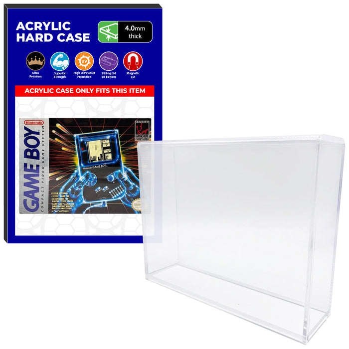 Acrylic Case for Nintendo Game Boy Original Video Game Console Box, 4mm thick, UV Resistant & Magnetic Slide Bottom - for just $34.99! 