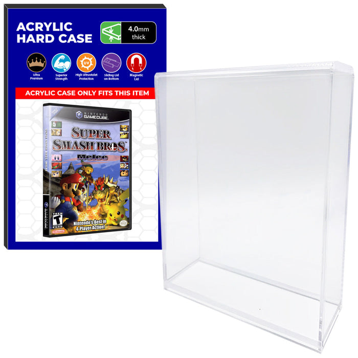 Acrylic Case for Nintendo GameCube Standard Video Game Cases, 4mm thick, UV Resistant & Magnetic Slide Bottom - Just $24.99! Shop now at Retro Gaming of Denver