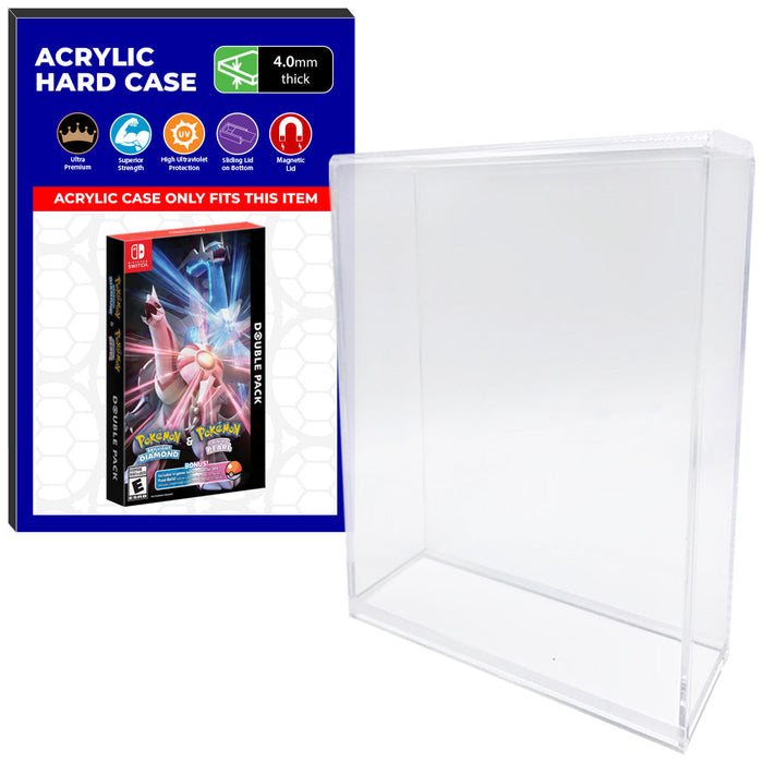 Acrylic Case for Nintendo Switch Pokemon Scarlet & Pokemon Violet Double Pack SE Video Game Boxes, 4mm thick, UV Resistant & Magnetic Slide Bottom - Just $24.99! Shop now at Retro Gaming of Denver