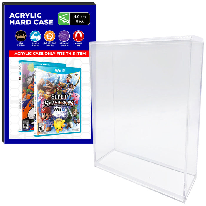 Acrylic Case for Nintendo Wii U Standard Video Game Cases, 4mm thick, UV Resistant & Magnetic Slide Bottom - Just $24.99! Shop now at Retro Gaming of Denver