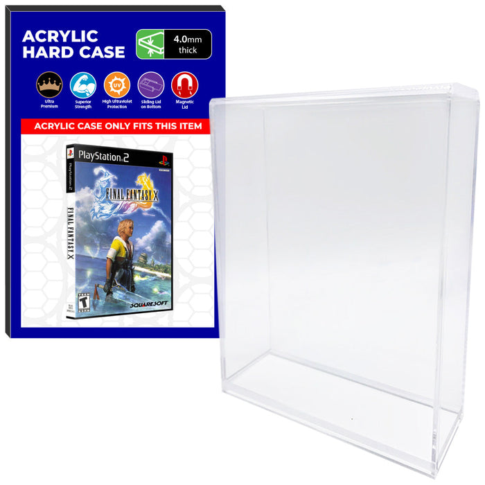 Acrylic Case for PS2 Playstation 2 Standard Video Game Cases, 4mm thick, UV Resistant & Magnetic Slide Bottom - Just $24.99! Shop now at Retro Gaming of Denver