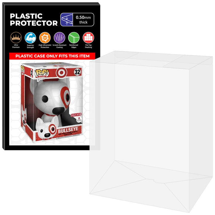 Pop Protector for 10 inch Bullseye Target #32 Jumbo Funko Pop - Just $16.99! Shop now at Retro Gaming of Denver