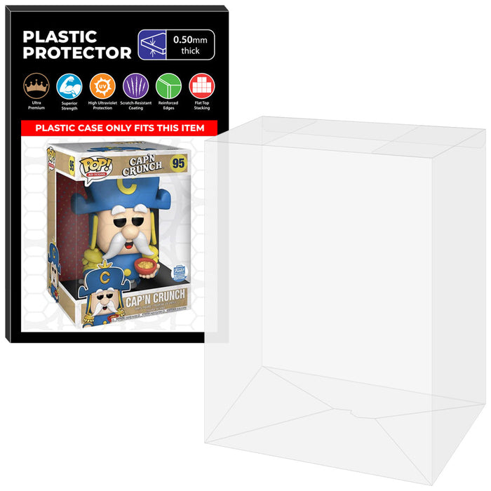 Pop Protector for 10 inch Cap'n Crunch #95 Jumbo Funko Pop - for just $16.99! 
