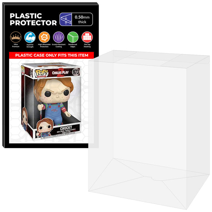 Pop Protector for 10 inch Chucky #973 Jumbo Funko Pop - Just $16.99! Shop now at Retro Gaming of Denver