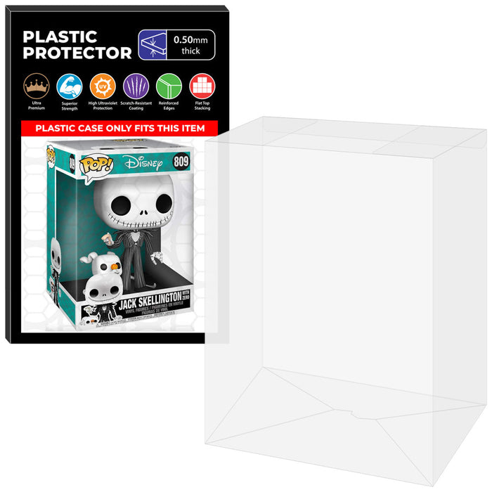 Pop Protector for 10 inch Jack Skellington with Zero #809 Jumbo Funko Pop - Just $16.99! Shop now at Retro Gaming of Denver