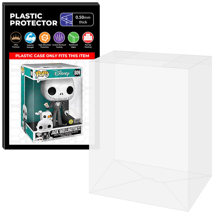 Pop Protector for 10 inch Jack Skellington with Zero #809 Jumbo Funko Pop - Just $16.99! Shop now at Retro Gaming of Denver