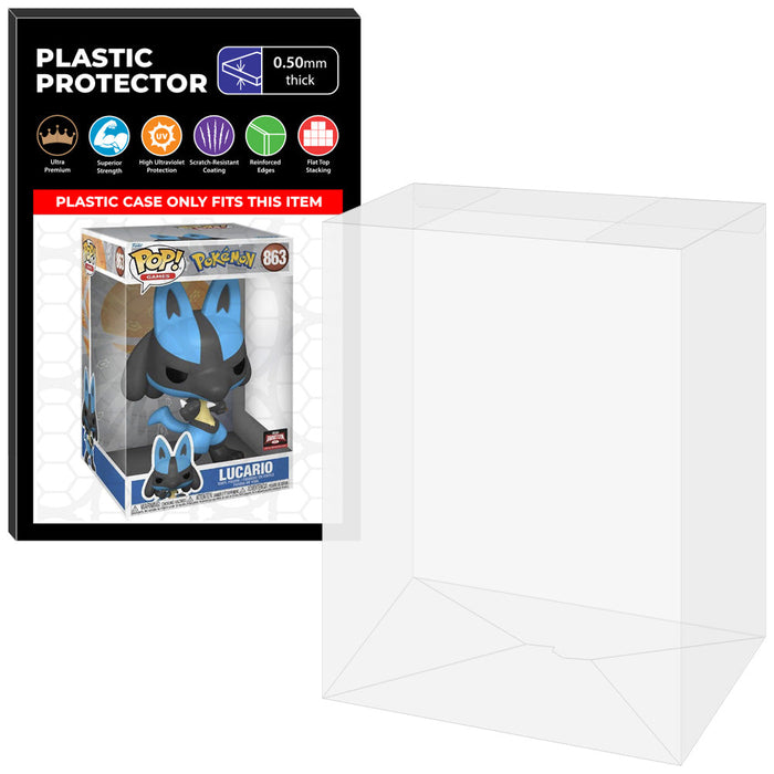 Pop Protector for 10 inch Lucario #863 Jumbo Funko Pop - Just $16.99! Shop now at Retro Gaming of Denver