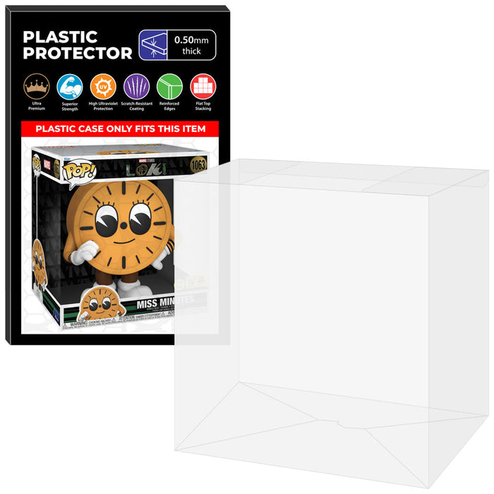 Pop Protector for 10 inch Miss Minutes Glow SDCC #1063 Jumbo Funko Pop - Just $19.99! Shop now at Retro Gaming of Denver