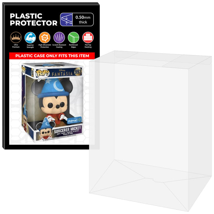 Pop Protector for 10 inch Sorcerer Mickey #993 Jumbo Funko Pop - Just $16.99! Shop now at Retro Gaming of Denver