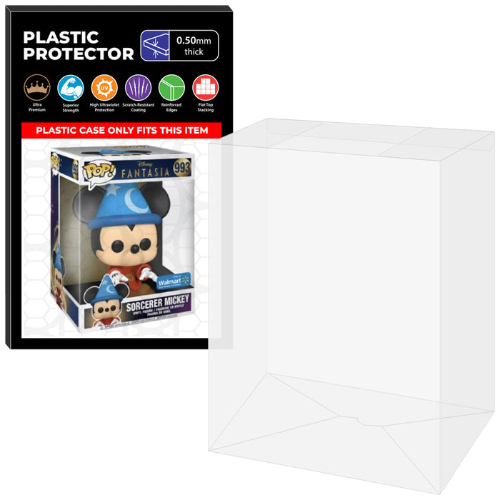 Pop Protector for 10 inch Sorcerer Mickey #993 Jumbo Funko Pop - for just $16.99! 