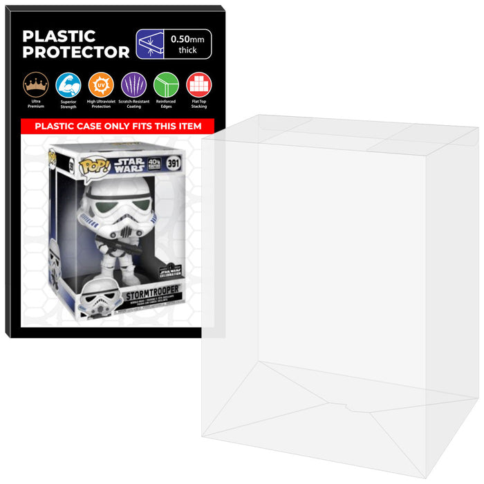 Pop Protector for 10 inch Stormtrooper #391 Jumbo Funko Pop - Just $16.99! Shop now at Retro Gaming of Denver