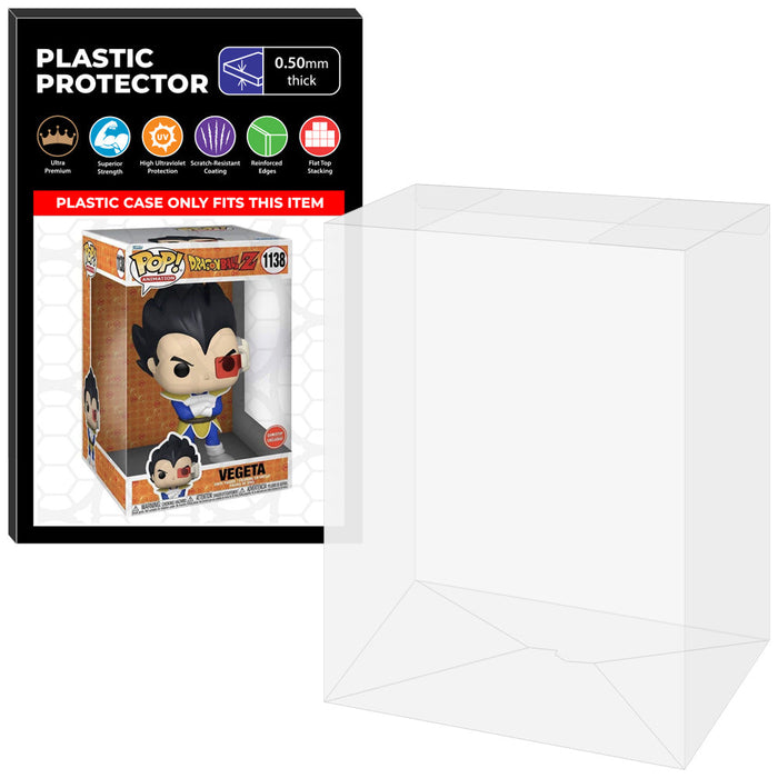 Pop Protector for 10 inch Vegeta #1138 Jumbo Funko Pop - Just $16.99! Shop now at Retro Gaming of Denver