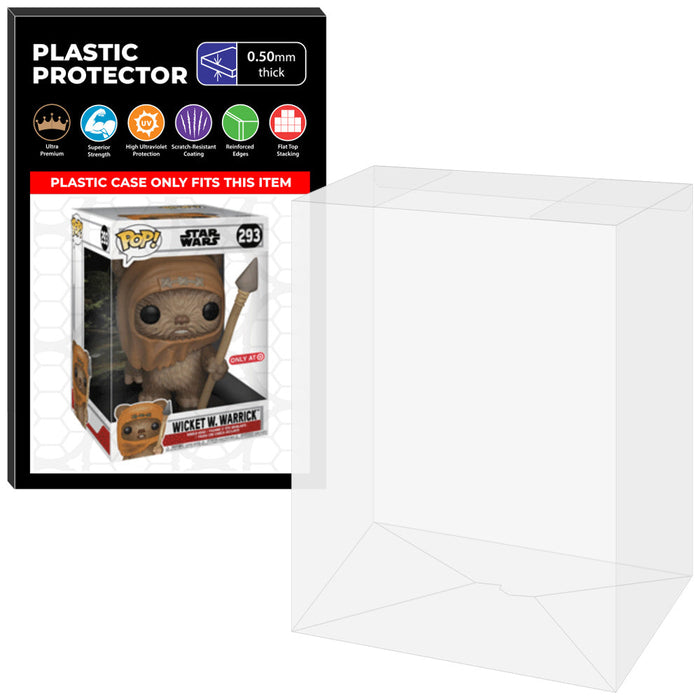 Pop Protector for 10 inch Wicket W. Warrick #293 Jumbo Funko Pop - for just $16.99! 