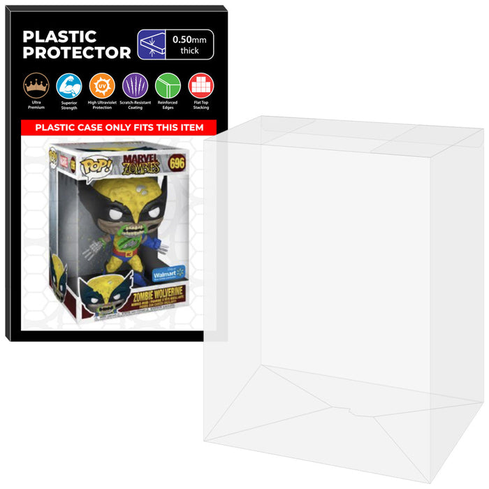 Pop Protector for 10 inch Zombie Wolverine #696 Jumbo Funko Pop - for just $16.99! 
