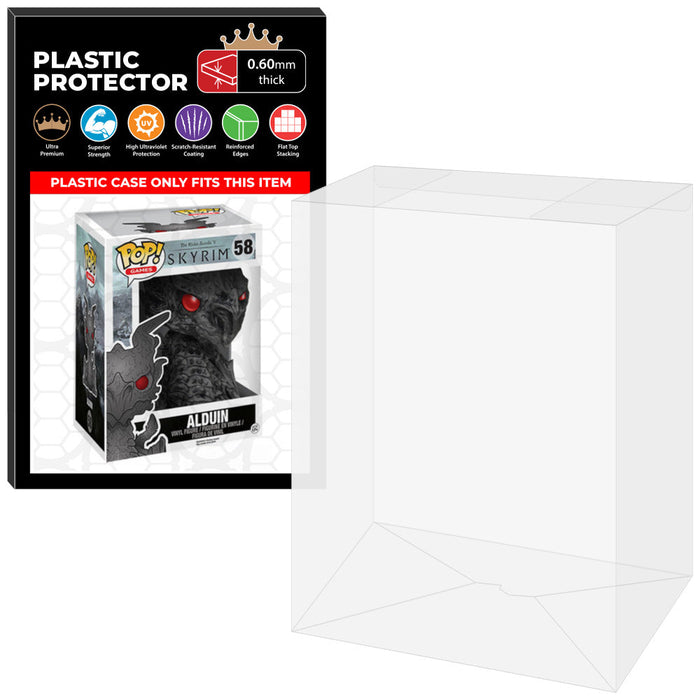 Pop Protector for 6 inch Alduin #58 Super Funko Pop - Just $13.99! Shop now at Retro Gaming of Denver