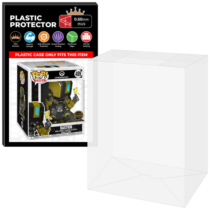 Pop Protector for 6 inch Bastion Gold Metallic #489 Super Funko Pop - Just $13.99! Shop now at Retro Gaming of Denver