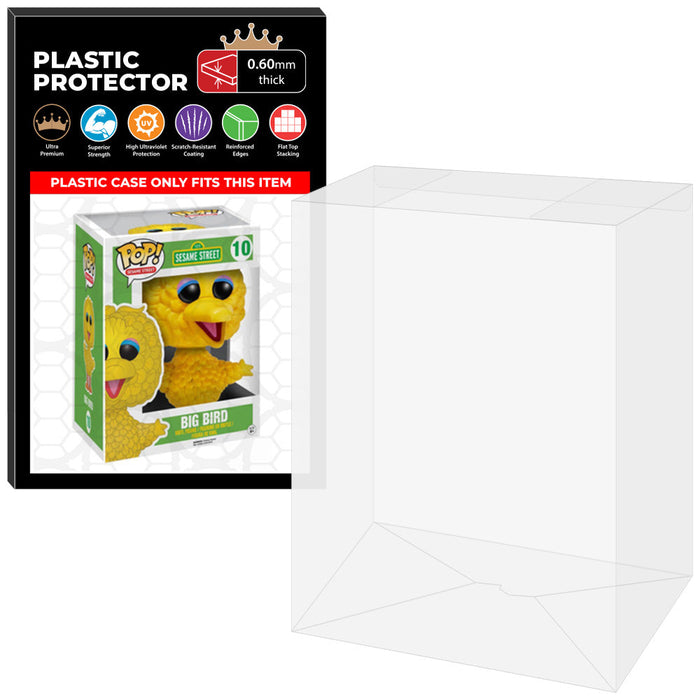 Pop Protector for 6 inch Big Bird #10 Super Funko Pop - Just $13.99! Shop now at Retro Gaming of Denver