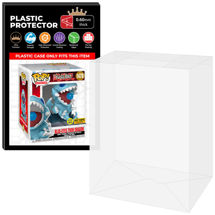 Pop Protector for 6 inch Blue-Eyes Toon Dragon Glow #1478 Super Size Funko Pop - Just $13.99! Shop now at Retro Gaming of Denver