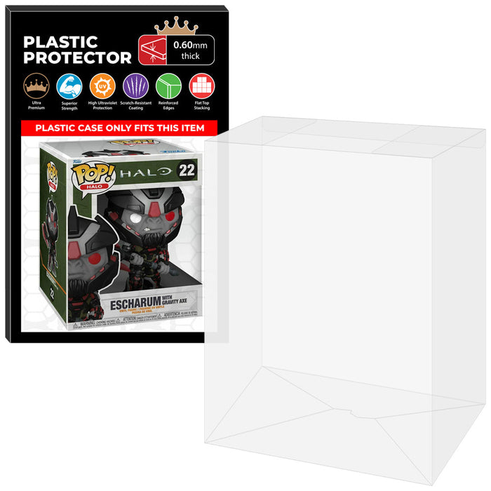 Pop Protector for 6 inch Escharum with Gravity Axe #22 Super Funko Pop - for just $13.99! 