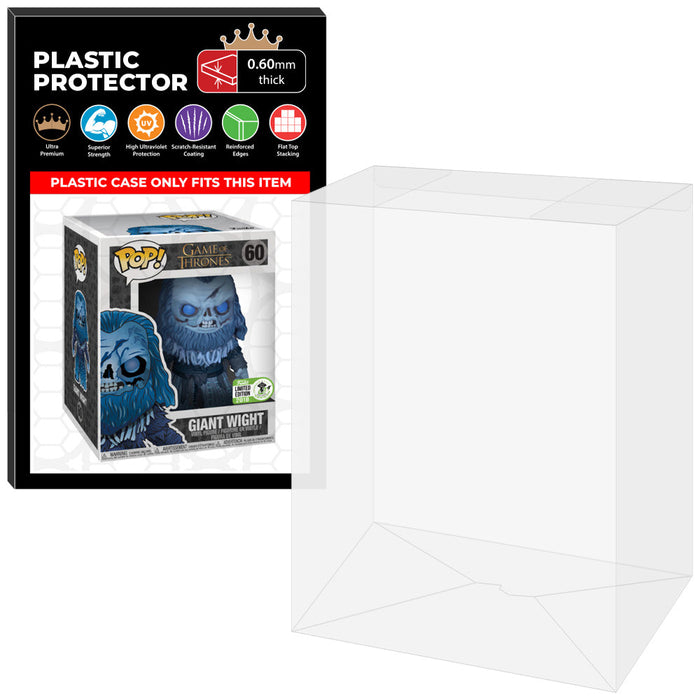 Pop Protector for 6 inch Giant Wight ECCC #60 Super Funko Pop - Just $13.99! Shop now at Retro Gaming of Denver