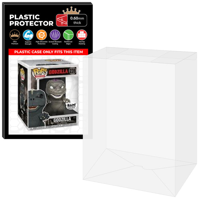 Pop Protector for 6 inch Godzilla Black & White NYCC #239 Super Funko Pop - Just $13.99! Shop now at Retro Gaming of Denver