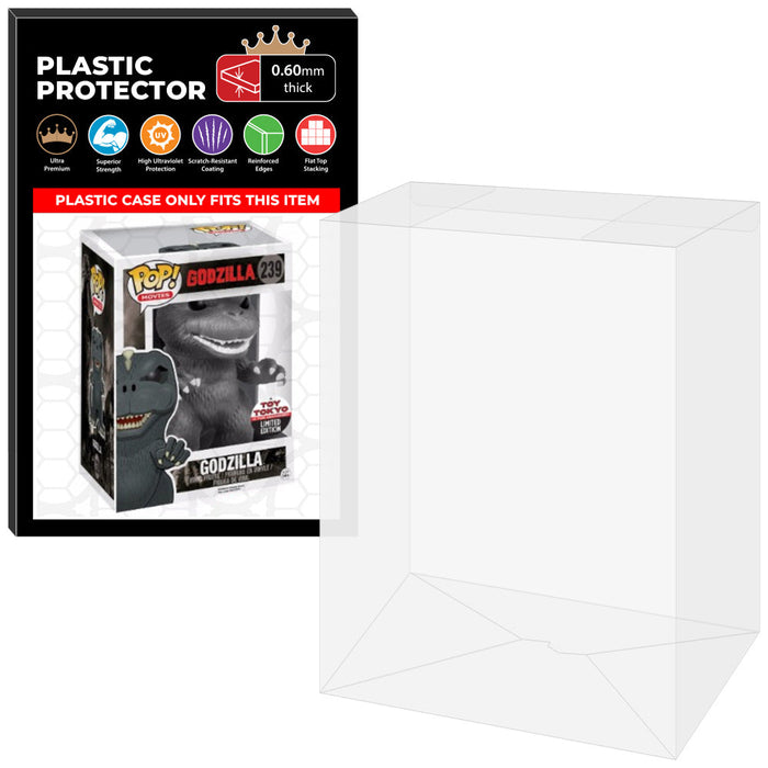 Pop Protector for 6 inch Godzilla Black & White NYCC #239 Super Funko Pop - Just $13.99! Shop now at Retro Gaming of Denver