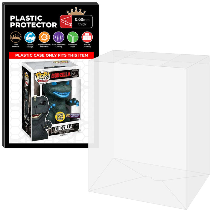 Pop Protector for 6 inch Godzilla Burning Black & Red #239 Super Funko Pop - Just $13.99! Shop now at Retro Gaming of Denver