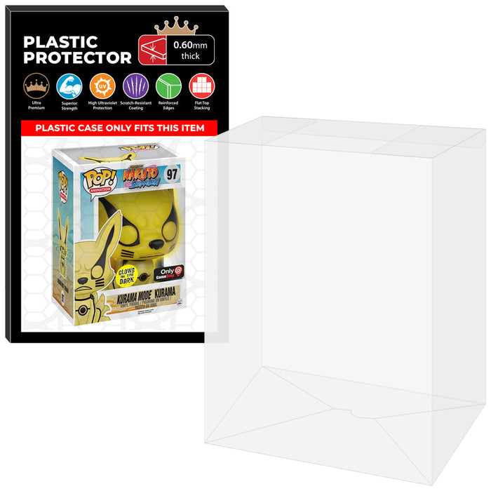 Pop Protector for 6 inch Kurama Flocked #73 Super Funko Pop - for just $13.99! 