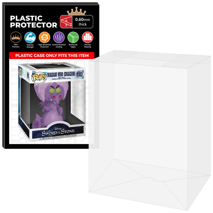 Pop Protector for 6 inch Madam Mim Dragon Chase #1102 Super Size Funko Pop - Just $13.99! Shop now at Retro Gaming of Denver