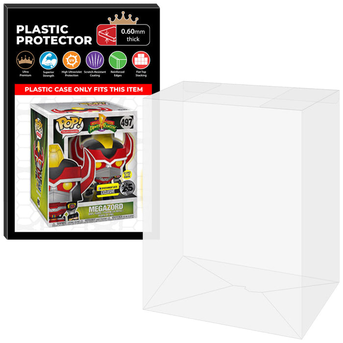 Pop Protector for 6 inch Megazord EE Glow #497 Super Funko Pop - Just $13.99! Shop now at Retro Gaming of Denver