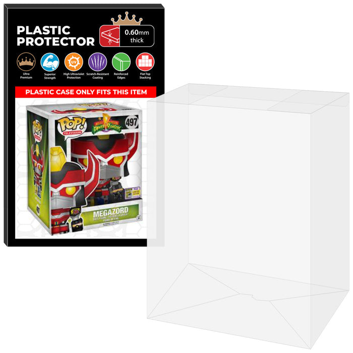 Pop Protector for 6 inch White Tigerzord #668 Super Funko Pop - Just $13.99! Shop now at Retro Gaming of Denver