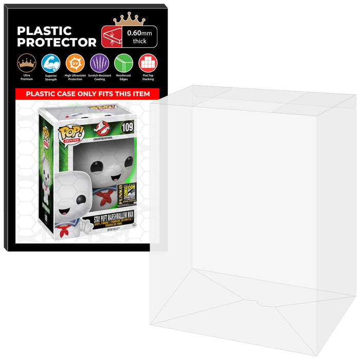 Pop Protector for 6 inch Stay Puft Marshmallow Angry Pink #109 Super Funko Pop - for just $13.99! 