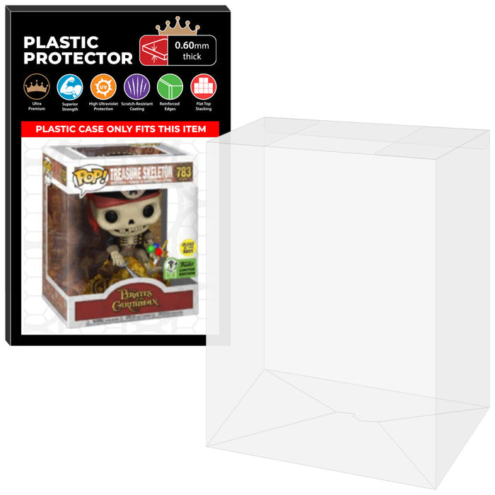 Pop Protector for 6 inch Treasure Skeleton #783 Super Funko Pop - Just $13.99! Shop now at Retro Gaming of Denver