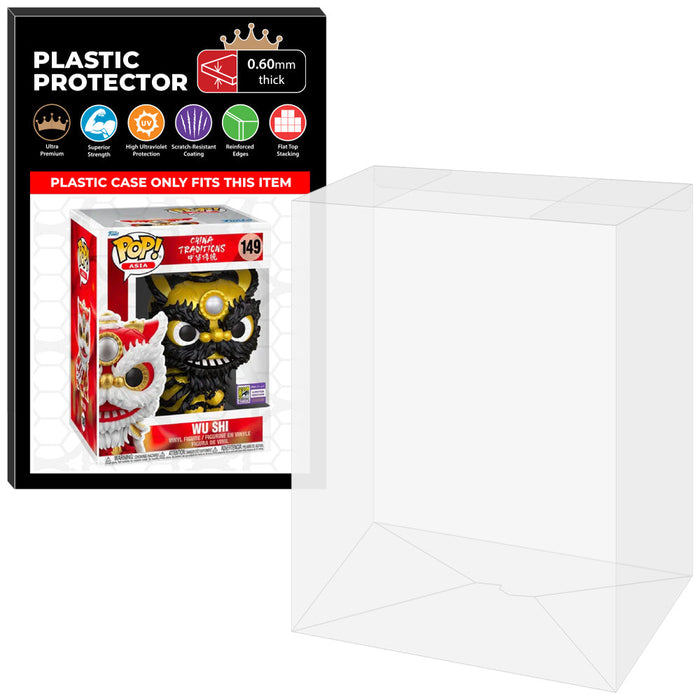 Pop Protector for 6 inch Wu Shi Black & Gold SDCC #149 Super Size Funko Pop - Just $13.99! Shop now at Retro Gaming of Denver