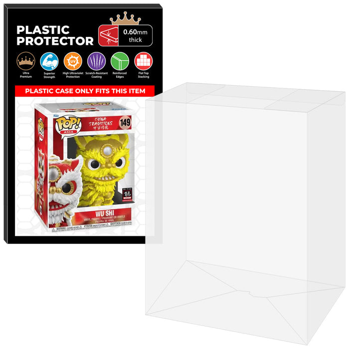 Pop Protector for 6 inch Wu Shi Red & Gold SDCC #149 Super Size Funko Pop - Just $13.99! Shop now at Retro Gaming of Denver