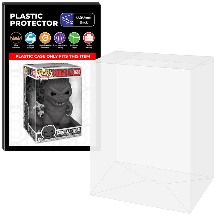 Pop Protector for 10 inch Godzilla 1954 #1666 Jumbo Size Funko Pop - Just $16.99! Shop now at Retro Gaming of Denver