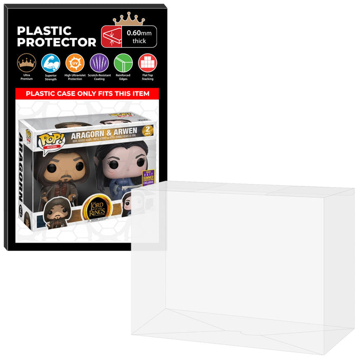 Pop Protector for 2 Pack Aragorn & Arwen SDCC Funko Pop - for just $13.99! 